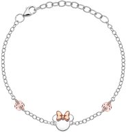 Bracciale Disney Bambino DISNEY PREZIOSI PER BAMBINI IN ARGENTO MICKEY AND MINNIE in Argento Zirconia BS00033TRWL-55.CS